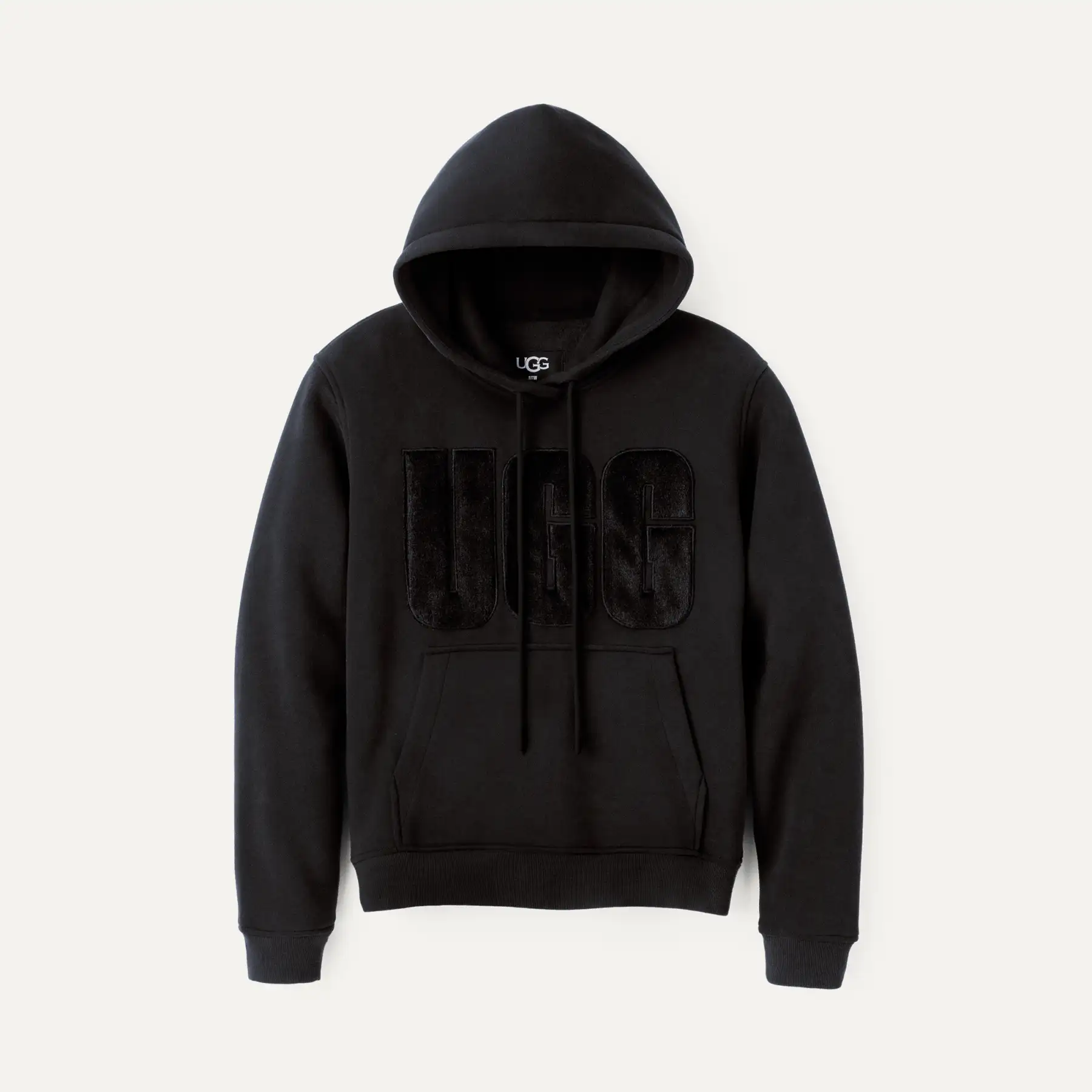 UGG ブラック Rey Fuzzy Logo Hoodie UGG Rey Fuzzy Logo Hoodie | Foot Locker